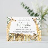 Verzoek om het Baby shower van het stamboek van wi Kaart (Staand voorkant)