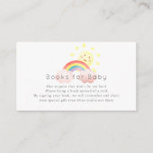 Verzoek om het Baby shower van Sunshine & Rainbow Informatiekaartje (Voorkant)