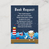Verzoek om het boek Nautical Boy Monkey Red en Nav Informatiekaartje (Voorkant)