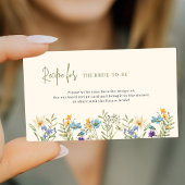 Verzoek om het recept voor vrijgezellenfeest van w informatiekaartje