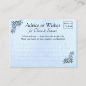 Verzoek om HuwelijksHints -  Advieskaart (Voorkant)