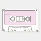 Verzoek om Muziek "Kassette" Post-it® Notes (Voorkant)