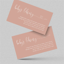 Verzoek om roos Gold Book - Uitnodiging tot Baby s Informatiekaartje