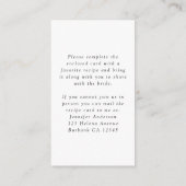 Verzoek om Vrijgezellenfeest Citrus Lemons Informatiekaartje (Achterkant)