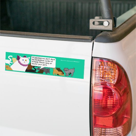verzoek van de koningin bumpersticker (Op Truck)