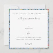 VERZOEK VAN DE TWEEDE PARTIJ : WILLIAM MORRIS KAART (Achterkant)