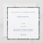 VERZOEK VAN DE TWEEDE PARTIJ : WILLIAM MORRIS KAART (Achterkant)