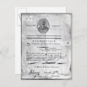 Verzoek van het Comité van het publiek Briefkaart (Voorkant / Achterkant)