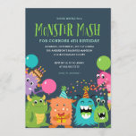 VERZOEK VAN MONSTER MASH KIDS BIRTHDAY PARTIJ KAART<br><div class="desc">Uw verjaardag gebeurt slechts eenmaal per jaar, dus laten we vieren in stijl. Leeftijd maakt niet uit bij Blush Paper Co.: u kunt de tekst op een van onze unieke uitnodigingen voor feestjes aanpassen om elke leeftijd die u wilt op te nemen, of het verjaardagsmeisje nu twee of tweeëndertig wordt!...</div>