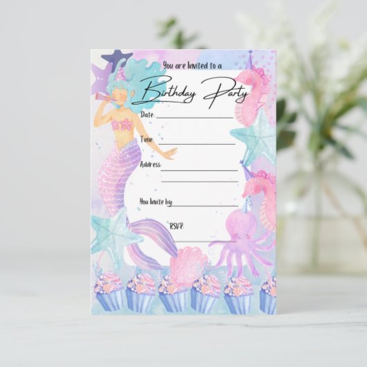 VERZOEK VAN Sirena-PARTIJEN Kaart (Staand voorkant)