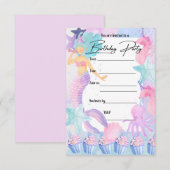 VERZOEK VAN Sirena-PARTIJEN Kaart (Voorkant / Achterkant)