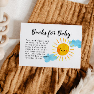Verzoek voor Sunshine Baby shower Book Informatiekaartje