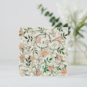 VERZOEK : WILLIAM MORRIS : GROEN JASMINE ONTWERP KAART (Staand voorkant)