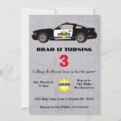 Verzoeken om opsluiting van de politieauto kaart (Voorkant)