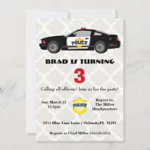 Verzoeken om opsluiting van de politieauto kaart