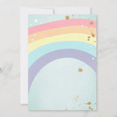 Verzoeken van de oranje oranje regenboogmeisjes kaart (Achterkant)