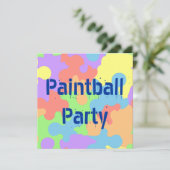 VERZOEKEN VAN DE PAINT VAN COLORS SPLATTER PAINTBA KAART (Staand voorkant)