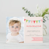 Verzoeken van de partij van Birthday om kleurrijke Kaart (Staand voorkant)