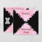 VERZOEKEN VAN ELEGANTE BACHELORETTE-PARTIJEN KAART (Voorkant / Achterkant)