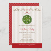 VERZOEKEN VAN MISTLETOE-PARTIJEN KAART (Voorkant / Achterkant)