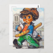 Verzoekschriften over de dood van Notre-Dame Briefkaart (Voorkant / Achterkant)