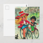 Verzoekschriften tegen Poulbots à vélo 2 Briefkaart (Voorkant / Achterkant)