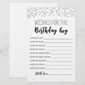 Verzoekt de Birthday boy Birthday Party wedstrijd (Voorkant / Achterkant)