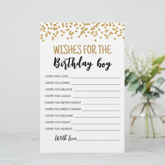 Verzoekt de Birthday boy Birthday Party wedstrijd (Staand voorkant)