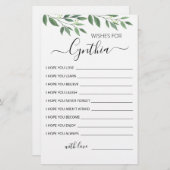 Verzoekt de Birthday-meisje Birthday Party kaart (Voorkant / Achterkant)