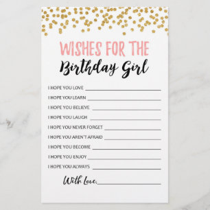 Verzoekt het Birthday girl Birthday Party spel