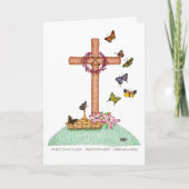 Verzoend, Verlost, Vernieuwde Paase Kaart (Voorkant)