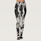 Verzoening door Franz Marc Black en White Leggings (Achterkant)