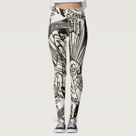 Verzoening door Franz Marc Black en White Leggings