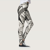 Verzoening door Franz Marc Black en White Leggings (Rechts)