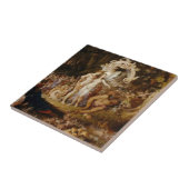 Verzoening van Oberon en Titania Tegeltje (Zijkant)