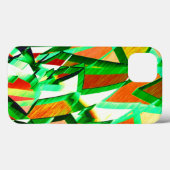 Verzonde groene banden die beweging of drizzel sim Case-Mate iPhone case (Achterkant (horizontaal))