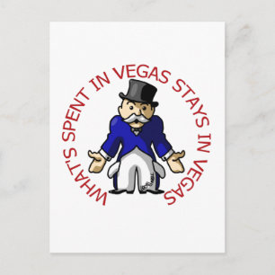 Verzonden in Vegas Briefkaart
