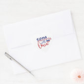 Verzonden met liefde Patriottische Stickers (Envelop)