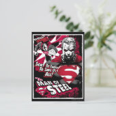 Verzonden naar de aarde om ons te redden briefkaart (Staand voorkant)