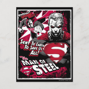 Verzonden naar de aarde om ons te redden briefkaart