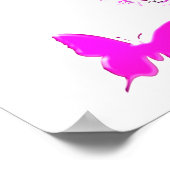 VERZONDEN PINKFLORAAL JEREMIAH 29:11 GEPERSONALISE POSTER (Hoek)