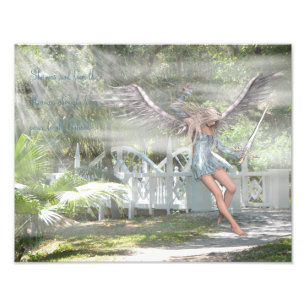 Verzonden uit Heaven Foto Afdruk