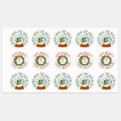 Verzonden vanuit de Noordpool Sticker Labels (Vel)