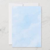 Verzonden vanuit Heaven Cloud Baptism Baby Boy Uit Kaart (Achterkant)