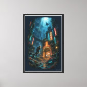 Verzonken Arcade Canvas Afdruk (Voorkant)