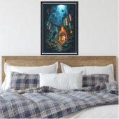 Verzonken Arcade Canvas Afdruk (Insitu (Slaapkamer))