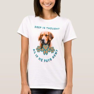 Verzonken in gedachten t-shirt