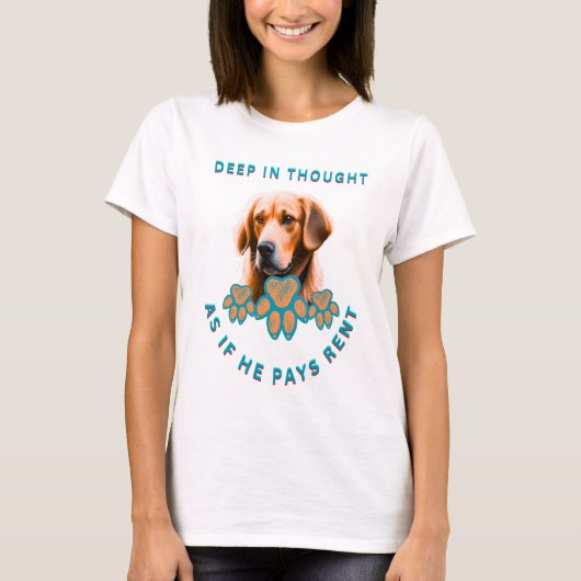 Verzonken in gedachten t-shirt (Voorkant)