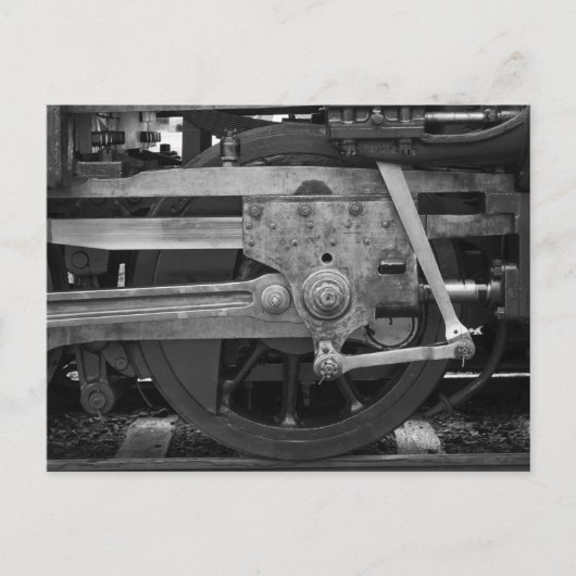 Verzonken van spoorwegen briefkaart (Voorkant)