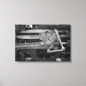 Verzonken van spoorwegen canvas afdruk (Voorkant)